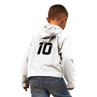 Custom Fiji Rugby Kid Hoodie Tapa Tribal Motifs Sporty Style - Polynesian Pride