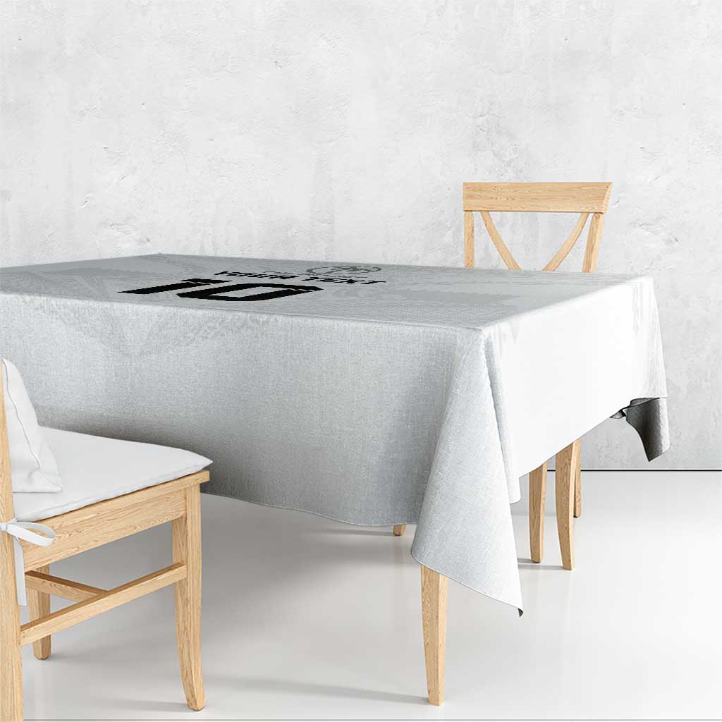 Custom Fiji Rugby Tablecloth Tapa Tribal Motifs Sporty Style - Polynesian Pride