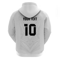 Custom Fiji Rugby Zip Hoodie Tapa Tribal Motifs Sporty Style - Polynesian Pride