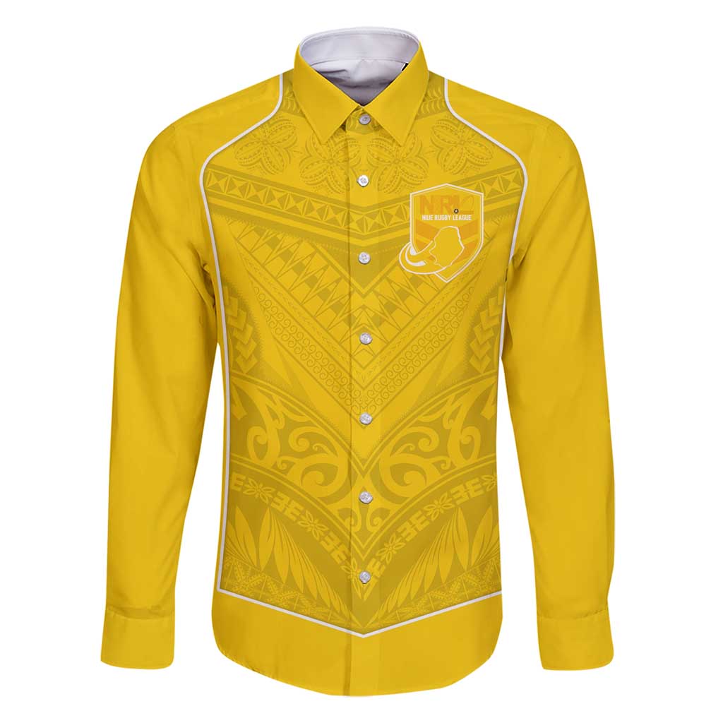 Custom Niue Rugby Family Matching Mermaid Dress and Hawaiian Shirt Hiapo Tribal Motifs Sporty Style - Polynesian Pride