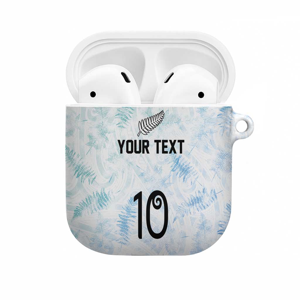 Custom New Zealand Football AirPods Case The Whites-Aotearoa Inspired - Polynesian Pride