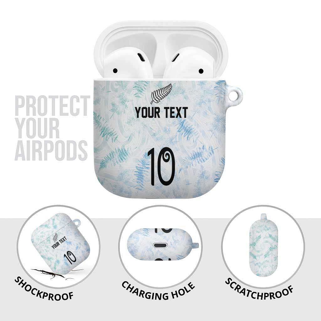 Custom New Zealand Football AirPods Case The Whites-Aotearoa Inspired - Polynesian Pride