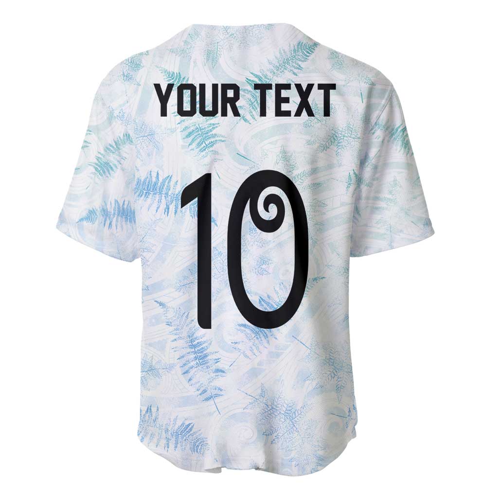 Custom New Zealand Football Baseball Jersey The Whites-Aotearoa Inspired - Polynesian Pride