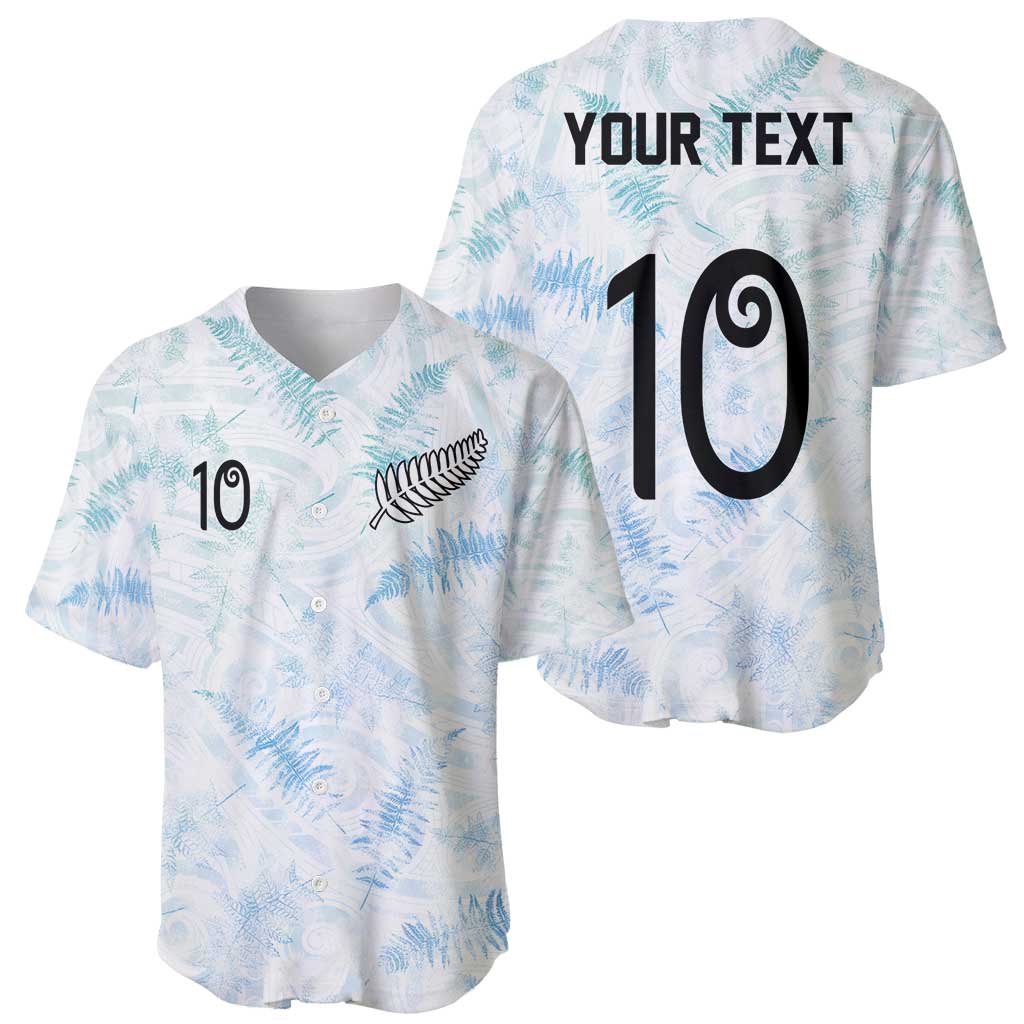 Custom New Zealand Football Baseball Jersey The Whites-Aotearoa Inspired - Polynesian Pride