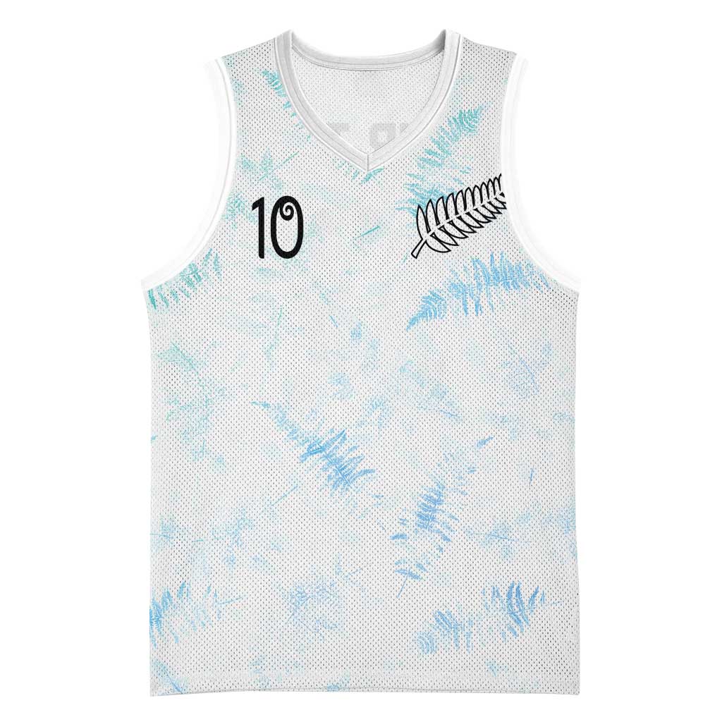 Custom New Zealand Football Basketball Jersey The Whites-Aotearoa Inspired - Polynesian Pride