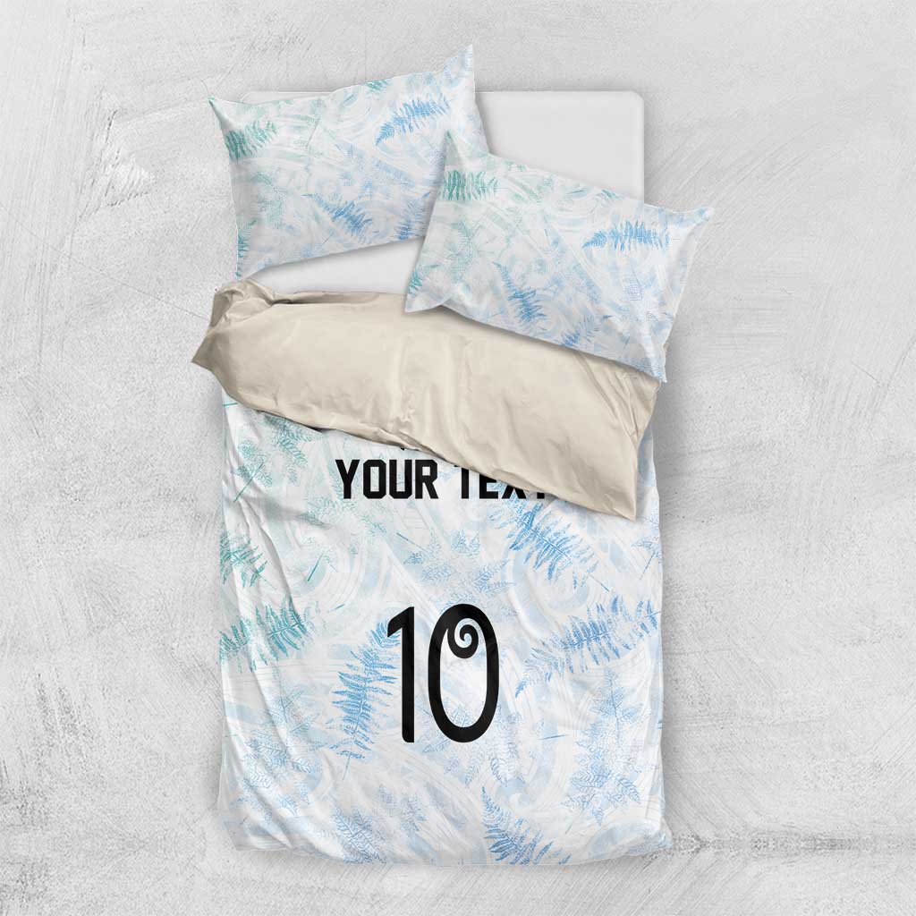 Custom New Zealand Football Bedding Set The Whites-Aotearoa Inspired - Polynesian Pride