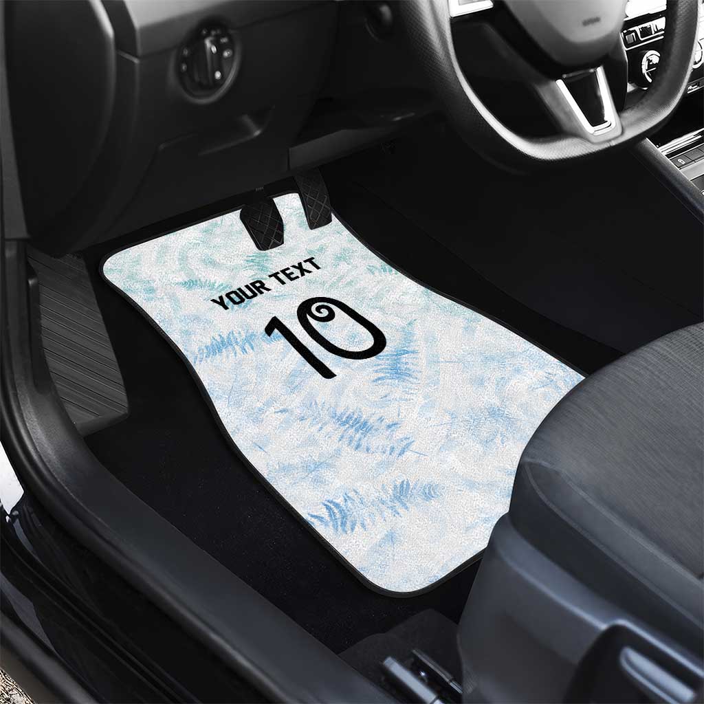 Custom New Zealand Football Car Mats The Whites-Aotearoa Inspired - Polynesian Pride