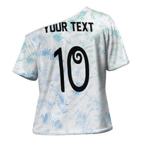 Custom New Zealand Football Cross Shoulder Shirt The Whites-Aotearoa Inspired - Polynesian Pride