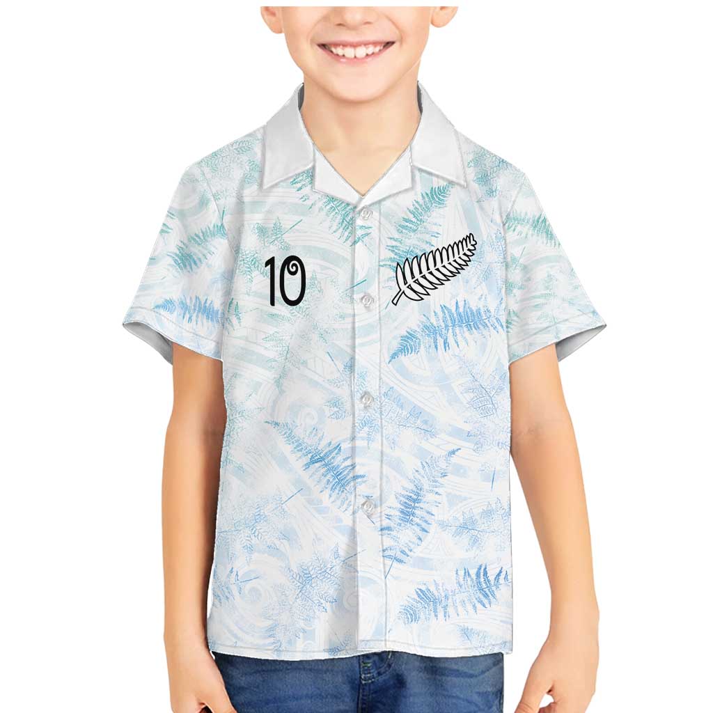 Custom New Zealand Football Family Matching Mermaid Dress and Hawaiian Shirt The Whites-Aotearoa Inspired - Polynesian Pride