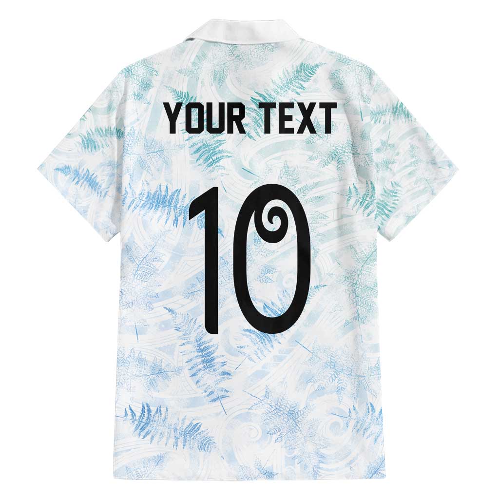 Custom New Zealand Football Family Matching Summer Maxi Dress and Hawaiian Shirt The Whites-Aotearoa Inspired - Polynesian Pride