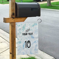 Custom New Zealand Football Garden Flag The Whites-Aotearoa Inspired - Polynesian Pride