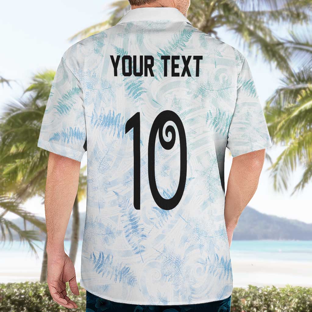 Custom New Zealand Football Hawaiian Shirt The Whites-Aotearoa Inspired - Polynesian Pride