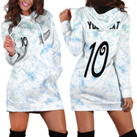 Custom New Zealand Football Hoodie Dress The Whites-Aotearoa Inspired - Polynesian Pride