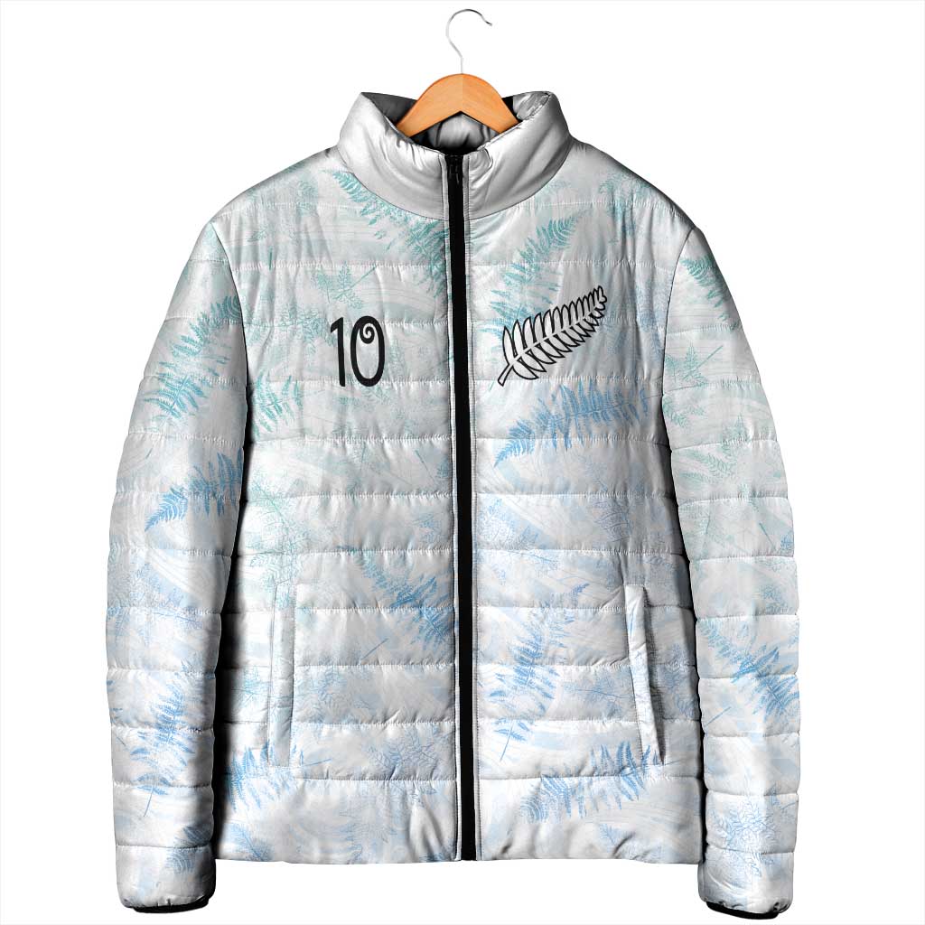 Custom New Zealand Football Padded Jacket The Whites-Aotearoa Inspired - Polynesian Pride