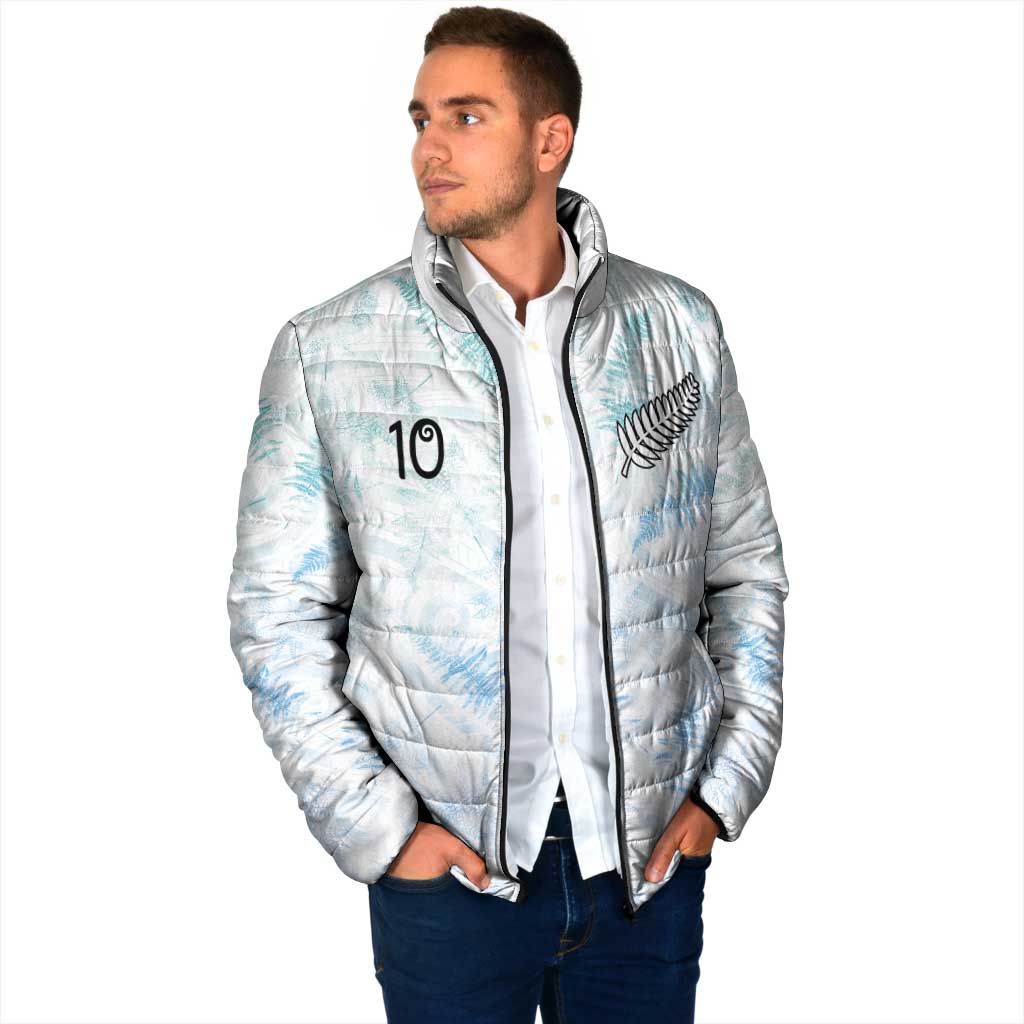 Custom New Zealand Football Padded Jacket The Whites-Aotearoa Inspired - Polynesian Pride