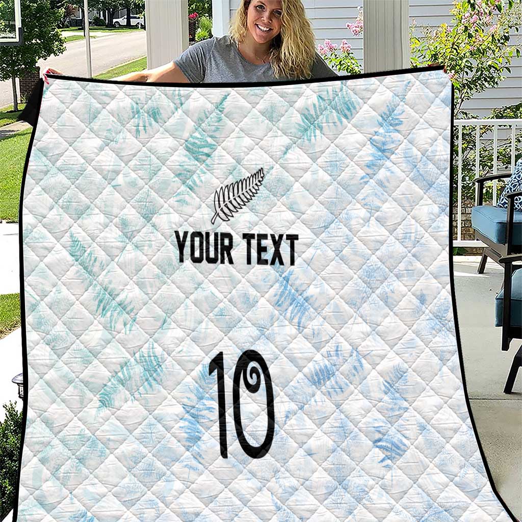 Custom New Zealand Football Quilt The Whites-Aotearoa Inspired - Polynesian Pride