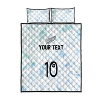 Custom New Zealand Football Quilt Bed Set The Whites-Aotearoa Inspired - Polynesian Pride