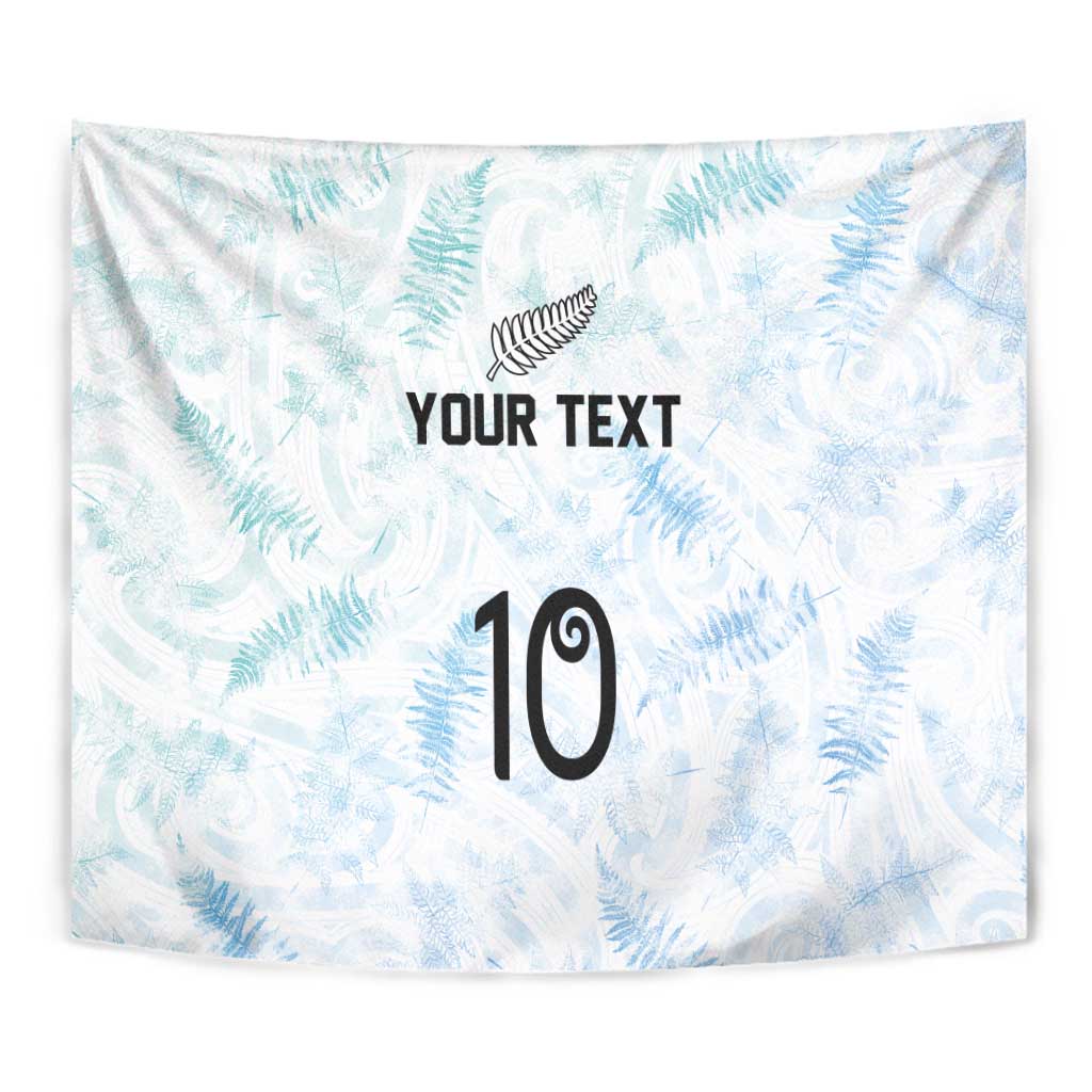 Custom New Zealand Football Tapestry The Whites-Aotearoa Inspired - Polynesian Pride