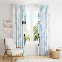 Custom New Zealand Football Window Curtain The Whites-Aotearoa Inspired - Polynesian Pride