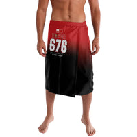 Mate Ma'a Tonga Lavalava Traditional Warrior and Ngatu Art Pattern LT03 Red - Polynesian Pride