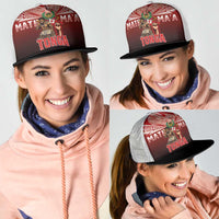 Mate Ma'a Tonga Mesh Trucker Cap Traditional Warrior and Ngatu Art Pattern LT03 - Polynesian Pride