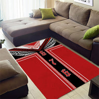 Tonga Area Rug Tribal Pacific Ngatu Motif LT03 - Polynesian Pride