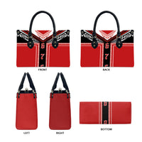 Tonga Leather Bag Tribal Pacific Ngatu Motif LT03 - Polynesian Pride