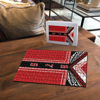 Tonga Puzzle Tribal Pacific Ngatu Motif LT03 - Polynesian Pride