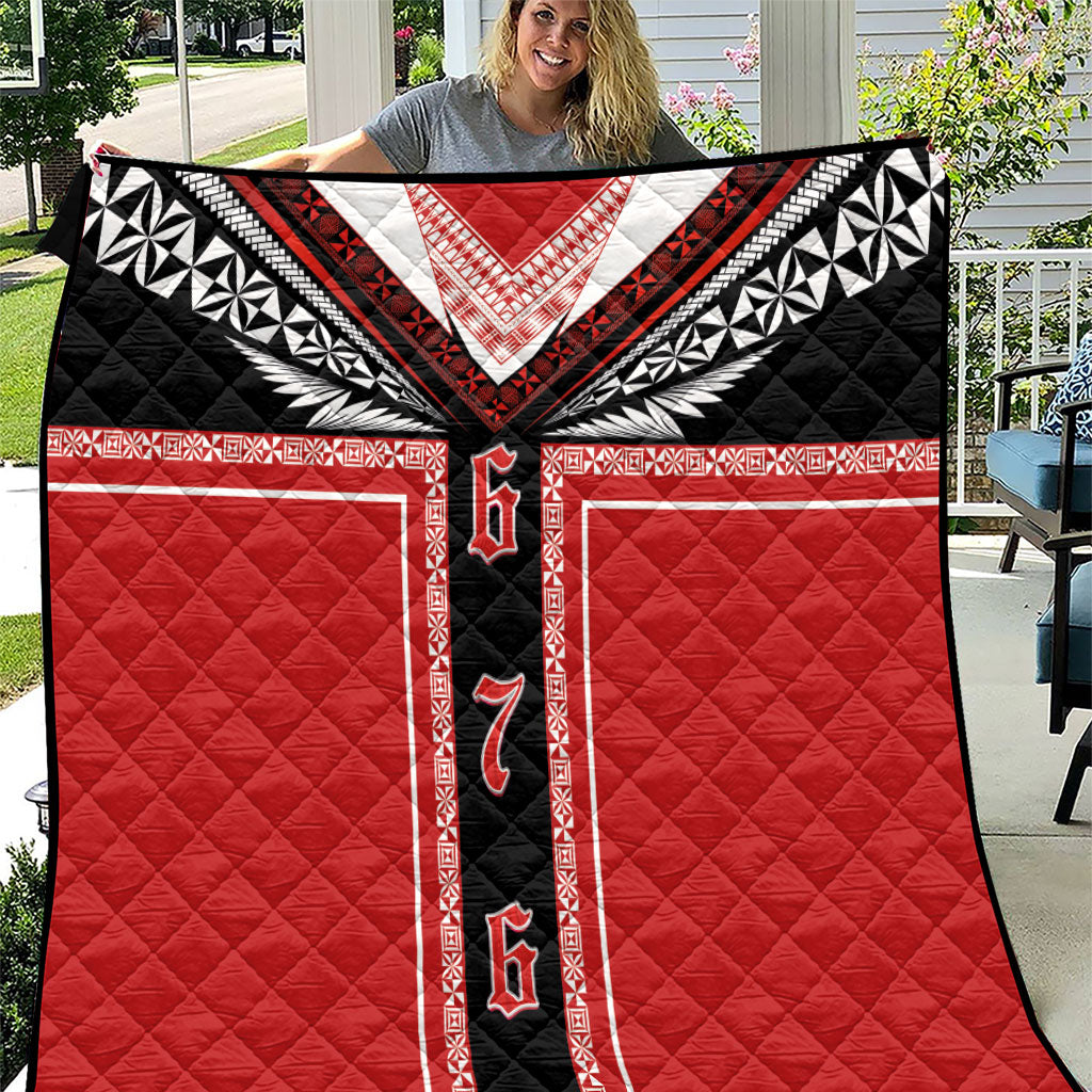 Tonga Quilt Tribal Pacific Ngatu Motif