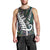 New Zealand Men Tank Top Aotearoa Symbols With Silver Fern LT03 - Polynesian Pride