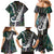 Personalized New Zealand Family Matching Mermaid Dress and Hawaiian Shirt Aotearoa Symbols With Silver Fern LT03 - Polynesian Pride