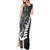 Personalized New Zealand Tank Maxi Dress Aotearoa Symbols With Silver Fern LT03 - Polynesian Pride