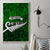 New Zealand Canvas Wall Art Silver Fern and Maori Symbols Papua Shell Green Style LT03 - Polynesian Pride