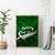 New Zealand Canvas Wall Art Silver Fern and Maori Symbols Papua Shell Green Style LT03 - Polynesian Pride