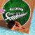 Personalized New Zealand Beach Blanket Silver Fern and Maori Symbols Papua Shell Green Style LT03 - Polynesian Pride