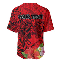 Personalised Hawaii Valentine Day Baseball Jersey Couple Love Heart mix Hibiscus and Polynesian Tattoo LT03 - Polynesian Pride