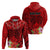 Personalised Hawaii Valentine Day Hoodie Couple Love Heart mix Hibiscus and Polynesian Tattoo LT03 - Polynesian Pride