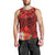 Personalised Hawaii Valentine Day Men Tank Top Couple Love Heart mix Hibiscus and Polynesian Tattoo LT03 - Polynesian Pride