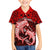 Polynesian Shark Valentine Day Family Matching Off Shoulder Short Dress and Hawaiian Shirt Hibiscus and Tribal Tattoo Red Style LT03 Son's Shirt Red - Polynesian Pride