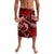 Polynesian Shark Valentine Day Lavalava Hibiscus and Tribal Tattoo Red Style LT03 Red - Polynesian Pride