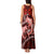 Polynesian Shark Valentine Day Tank Maxi Dress Hibiscus and Tribal Tattoo Red Style LT03 - Polynesian Pride