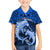 Polynesian Shark Valentine Day Family Matching Puletasi and Hawaiian Shirt Hibiscus and Tribal Tattoo Blue Style LT03 Son's Shirt Blue - Polynesian Pride