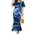 Polynesian Shark Valentine Day Mermaid Dress Hibiscus and Tribal Tattoo Blue Style LT03 Women Blue - Polynesian Pride