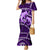 Polynesian Shark Valentine Day Family Matching Mermaid Dress and Hawaiian Shirt Hibiscus and Tribal Tattoo Purple Style LT03 Mom's Dress Purple - Polynesian Pride