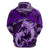 Polynesian Shark Valentine Day Hoodie Hibiscus and Tribal Tattoo Purple Style LT03 - Polynesian Pride