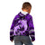 Polynesian Shark Valentine Day Kid Hoodie Hibiscus and Tribal Tattoo Purple Style LT03 - Polynesian Pride