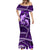 Polynesian Shark Valentine Day Mermaid Dress Hibiscus and Tribal Tattoo Purple Style LT03 - Polynesian Pride