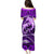 Polynesian Shark Valentine Day Puletasi Hibiscus and Tribal Tattoo Purple Style LT03 - Polynesian Pride