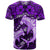 Polynesian Shark Valentine Day T Shirt Hibiscus and Tribal Tattoo Purple Style LT03 - Polynesian Pride