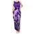 Polynesian Shark Valentine Day Tank Maxi Dress Hibiscus and Tribal Tattoo Purple Style LT03 Women Purple - Polynesian Pride